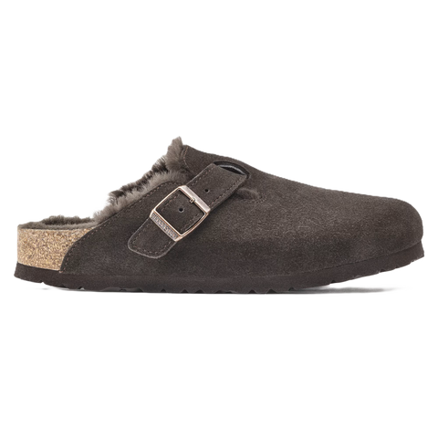 Birkenstock Boston Shearling Suede Mocha 1020529