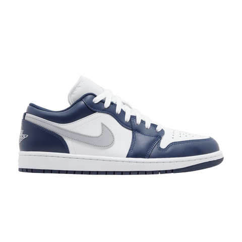 Nike Air Jordan 1 Low Wolf Grey Midnight Navy 553558-141