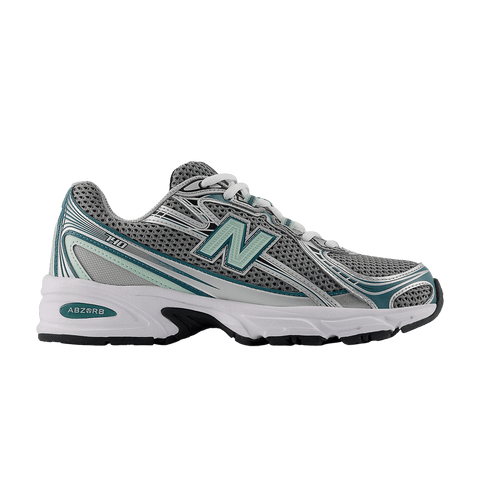 New Balance-740 Silver Metallic / New Spruce-Sneakers-U740NC2-SNEAQS-1