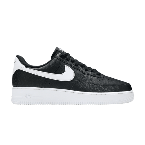 Nike Air Force 1 Low '07 Black White Pebbled Leather CT2302-002