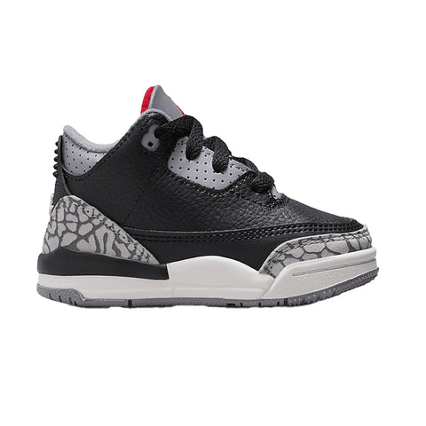 Nike-Air Jordan 3 Retro Black Cement (2024) (TD)-Sneakers-DM0968-010-SNEAQS-1