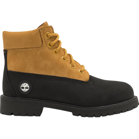 Timberland Premium 6-Inch Lace-Up Boot Black/Wheat (PS) TB0A2CTGEMJ
