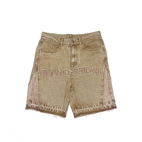 WASHED BROWN SHORTS