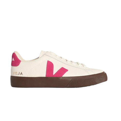 Veja-Campo Leather White Pink Bark-Sneakers-CP0521058A-SNEAQS-1