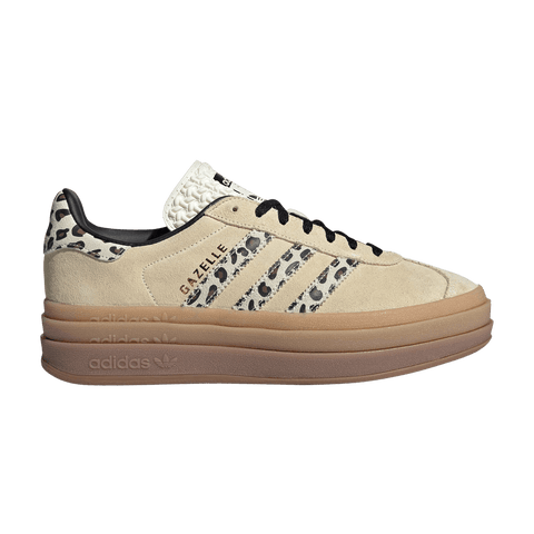 adidas Gazelle Bold Cream Black Leopard (Women's) JI1370