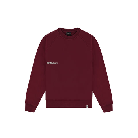 Comfort Club Crewneck Burgundy