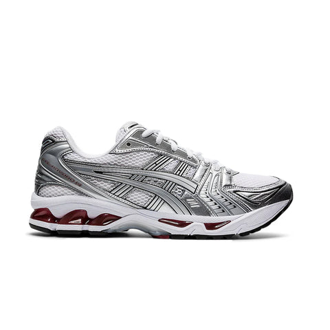 Gel Kayano 14 Silver / Dark Red