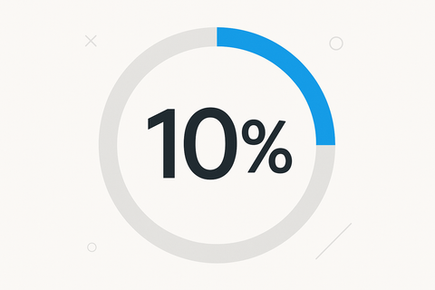 10% 