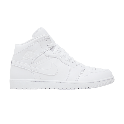 Nike Air Jordan 1 Mid Triple White 554724-136