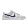 Nike Dunk Low White Grey Navy Aqua Mini Swoosh FJ4227-001