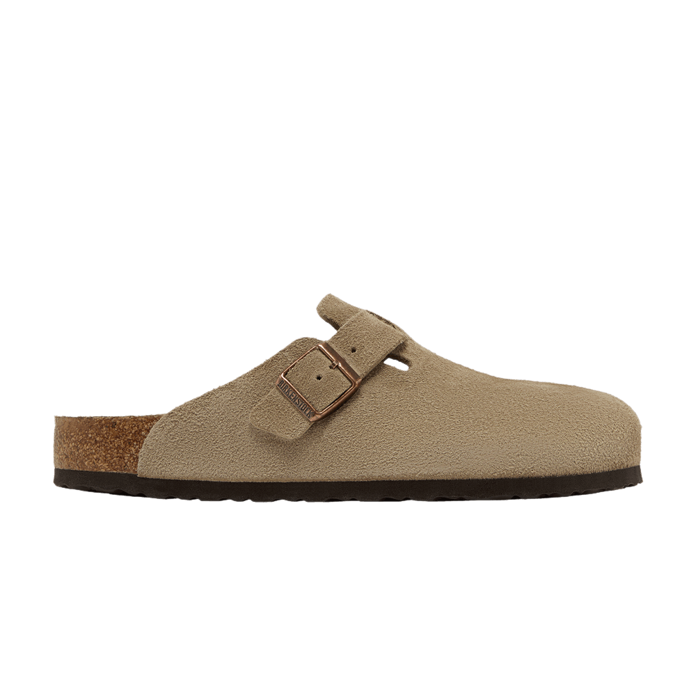 Birkenstock Boston Soft Footbed Suede Taupe 0560771