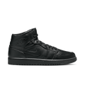Nike Air Jordan 1 Mid Triple Black 554724-093