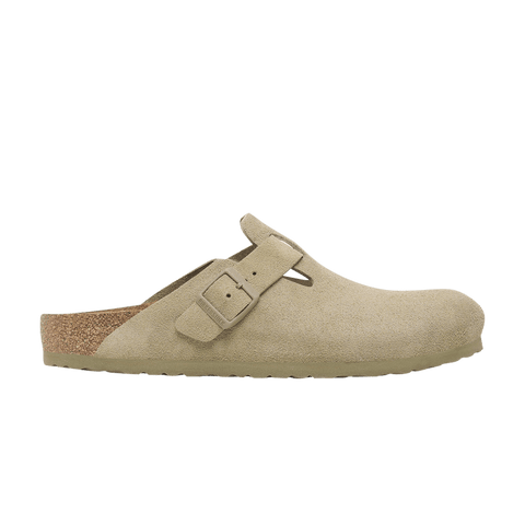 Birkenstock Boston Suede Faded Khaki 1025788