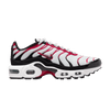 Air Max Plus Pure Platinum Black White University Red (GS)