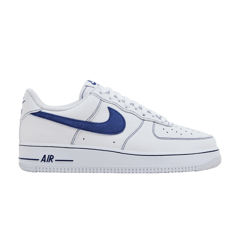 Nike Air Force 1 Low '07 LV8 White Deep Royal Blue HQ2037-100