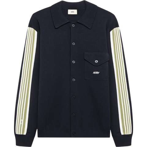 Autry KNITTED VISCOSE SHIRT JACKET MAN JAPM-026B
