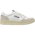 Autry Medalist Leather Low White Beige Suede (Women's)