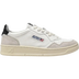 Autry Medalist Leather Low White Black Beige (Women's)
