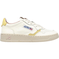 Autry Medalist Low White Lemon Silk (Women's) AULW NE14