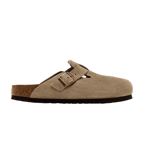 Birkenstock Boston Soft Footbed Suede Taupe (Narrow Fit) 0560773