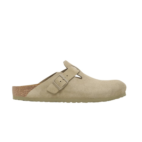Birkenstock-Boston Soft Footbed Suede faded Khaki-Sneakers-SNEAQS-1