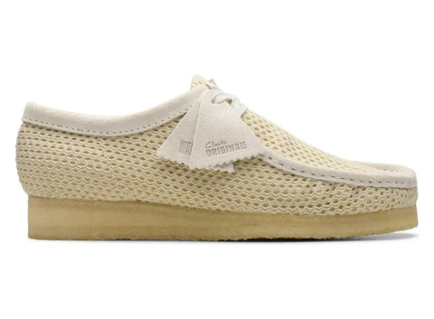 Clarks Originals Wallabee Off White Mesh 26175849