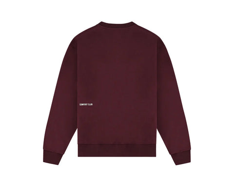 Comfort Club-Comfort Club Crewneck Burgundy-Kleding-CC-N2001-401-SNEAQS-2