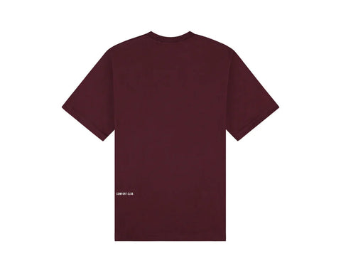 Comfort Club-Comfort Club Tee Burgundy-Kleding-CC-N1001-401-SNEAQS-2