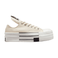 Converse DRKSHDW Chuck Taylor All Star DBL DRKSTAR Ox Rick Owens DRKSTAR Natural Ivory A04955C