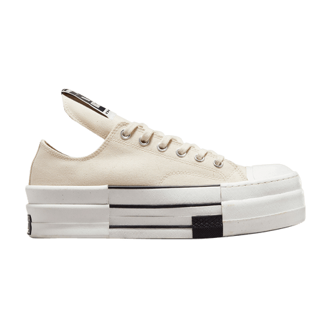 Converse DRKSHDW Chuck Taylor All Star DBL DRKSTAR Ox Rick Owens DRKSTAR Natural Ivory A04955C