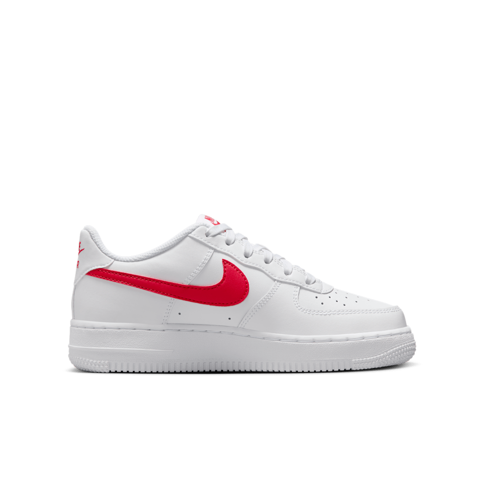 Nike Air Force 1 LV8 White University Red (GS) FV7020-101