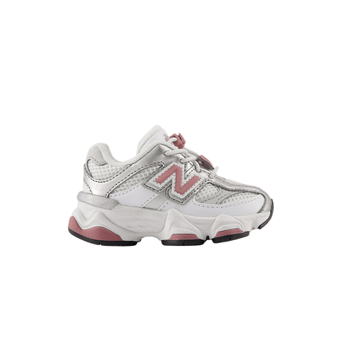 New Balance 9060 Bungee Lace White Rosewood Silver (TD) I90606HV