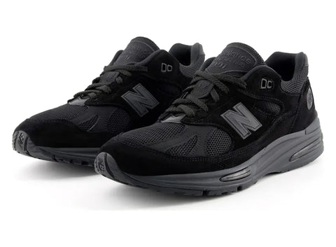 New Balance 991v2 MiUK Black Grey U991KK2