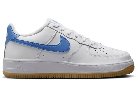 Nike Air Force 1 Low White Gum Light Brown Blue Beyond (GS) FV5948-115