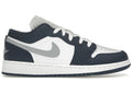 Nike Air Jordan 1 Low Midnight Navy Wolf Grey (GS) 553560-141