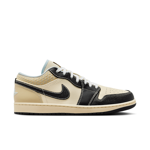 Nike Air Jordan 1 Low SE Coconut Milk Black Muslin HQ3437-101