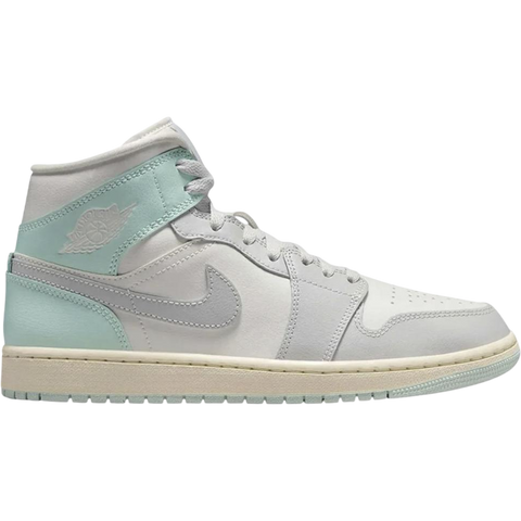 Nike Air Jordan 1 Mid Football Grey Igloo (Women's) BQ6472-134