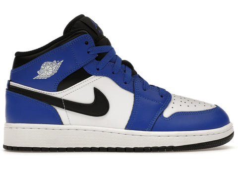 Nike Air Jordan 1 Mid (GS) Game Royal/Black White DQ8423-402
