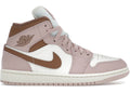 Nike Air Jordan 1 Mid Pink Oxford Brown (Women's) BQ6472-620