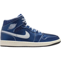 Nike Air Jordan 1 Mid SE Metallic Blue Quilted (Women's) IM5128-001