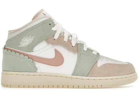 Nike Air Jordan 1 Mid SE Pink Oxford (GS) DZ5361-100