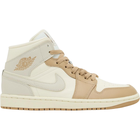 Nike Air Jordan 1 Mid Tan Toe (Women's) BQ6472-118