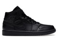 Air Jordan 1 Mid Triple Black 554724-093