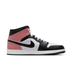 Air Jordan 1 Mid White Rust Pink Black