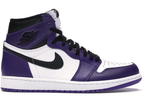 Nike-Air Jordan 1 Retro High Court Purple White-Sneakers-555088-500-SNEAQS-1