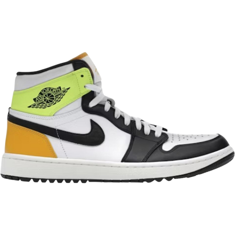 Nike Air Jordan 1 Retro High G White University Gold Volt Black DQ0660-105