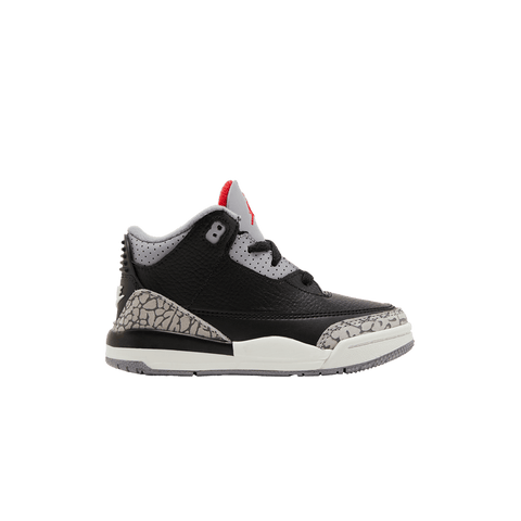 Nike-Air Jordan 3 Retro Black Cement (2024) (TD)-Sneakers-DM0968-010-SNEAQS-1