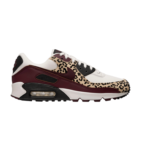 Nike Air Max 90 Leopard Burgundy (Women's) IF1619-102