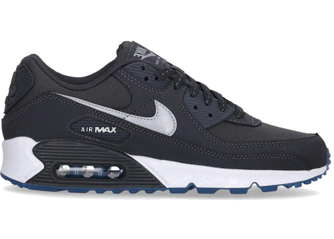 Nike Air Max 90 Reflective Swoosh Anthracite Industrial Blue FV0381-001