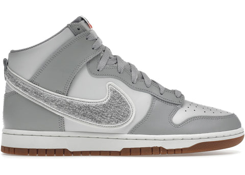 Nike Dunk High University Chenille Swoosh Light Smoke Grey DR8805-003